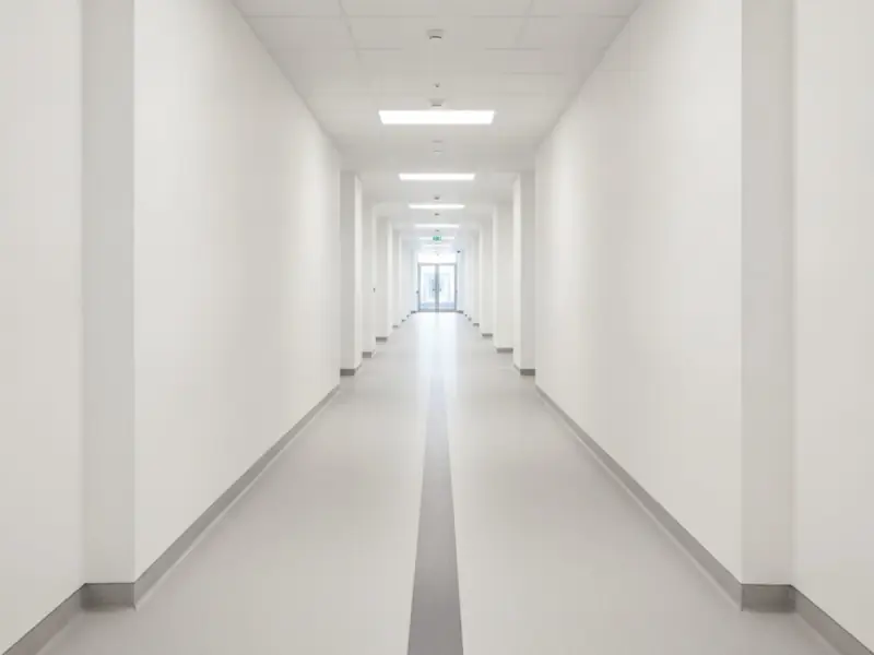 Anti-slip commercial flooring installed by specialists in a London building